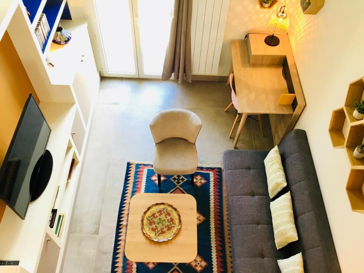 "Zarago 2" T2 Design En Duplex A 2 Pas Du Centre Ville Sete Luaran gambar